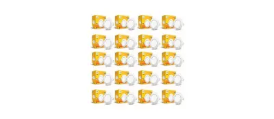 Wipro Garnet 8W Round Downlight Junction Box (Pack of 20) at ₹2,456