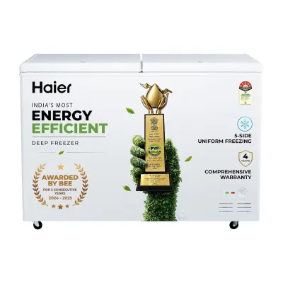 Haier 500DPW5 5 Star Hard Top Convertible Deep Freezer at ₹26,499