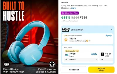 Triggr BT Headphone at ₹699