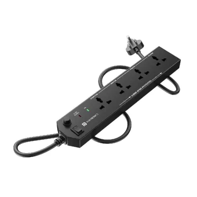 Portronics Power Plate 10 Extension Board with 4 Universal Sockets, 2 Meter Long Cord at ₹299