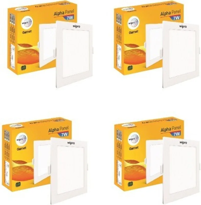 Wipro 7w Alpha Panel Square 6500k at ₹199