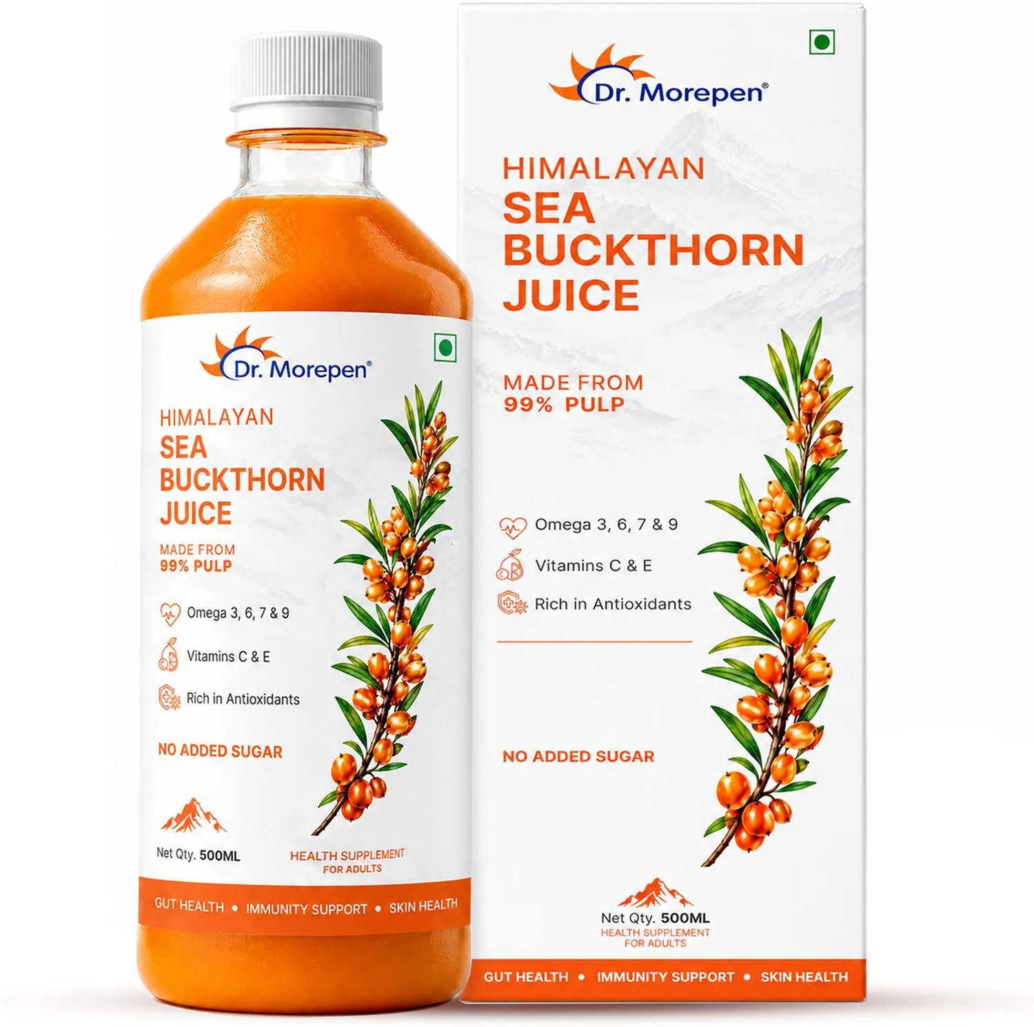 Dr. Morepen Himalayan Sea Buckthorn Juice 500ml at ₹319