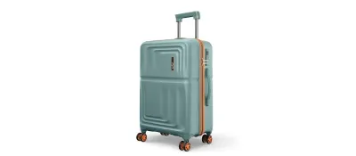 Safari Roma Hard Luggage Trolley Bag with 8 Wheels Large Size Check-in Suitcase - Sage Green at ₹2,699