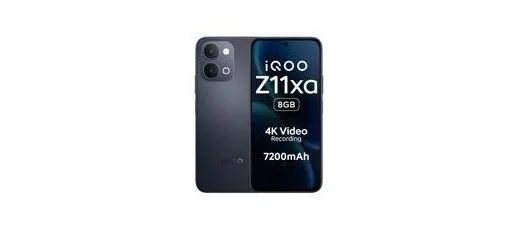 iQOO Z11xa 5G (Titan Black, 8GB RAM, 128 GB Storage) at ₹22,277