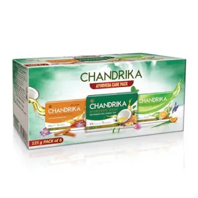 Chandrika Soap Assorted Ayurveda Care Pack | For All Skin Types at ₹208