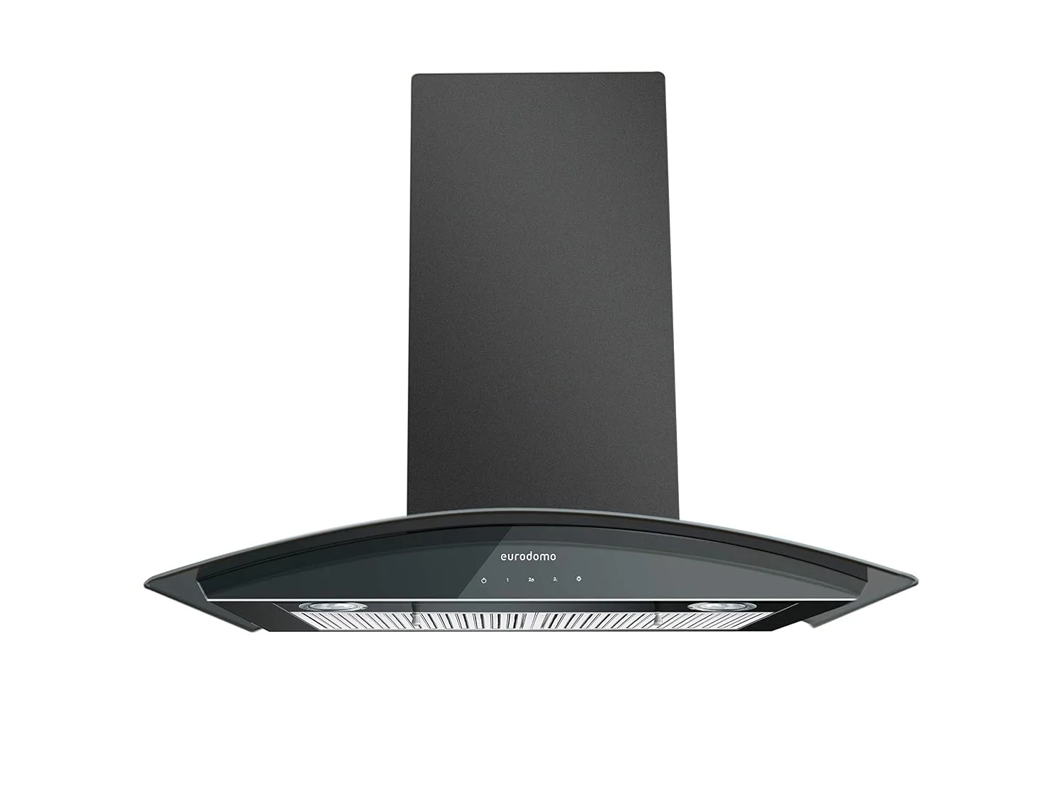 Eurodomo 60 cm 1200 m³/hr curved glass Kitchen Chimney at ₹5,690