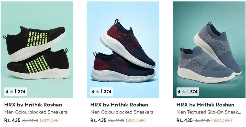 Upto 83% Off On HRX Shoes