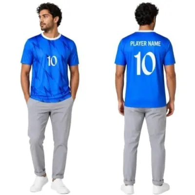 SoHot Blue Home Sports Jersey T-Shirt Boys Girls 8036 M1_L410 at ₹99