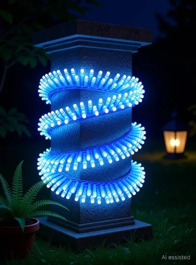 Blue LED Rice Lights (40m) at ₹127