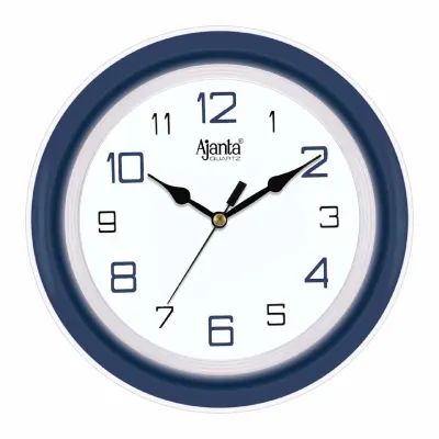 Ajanta AQ-2147 Quartz Glass Abstract Blue Office Clock (210 x 42 x 211 mm at ₹159