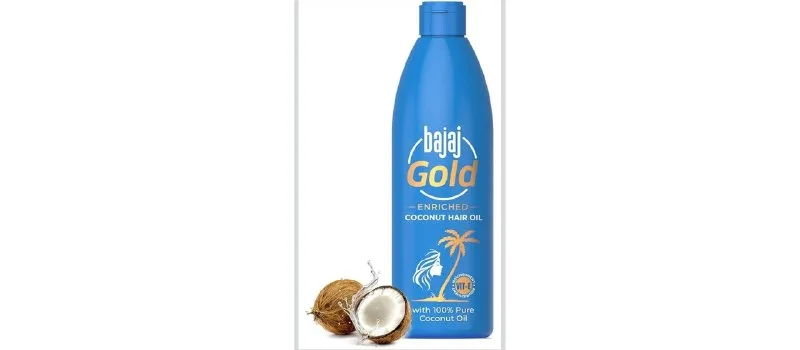 Bajaj Gold Coconut Hair Oil - with Vitamin E 300ml at ₹127