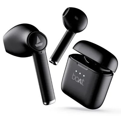 boAt Airdopes 131 with 60 Hrs Playback, ASAP Charge Truly Wireless Bluetooth in Ear Earbuds with Mic (Active Black) at ₹799