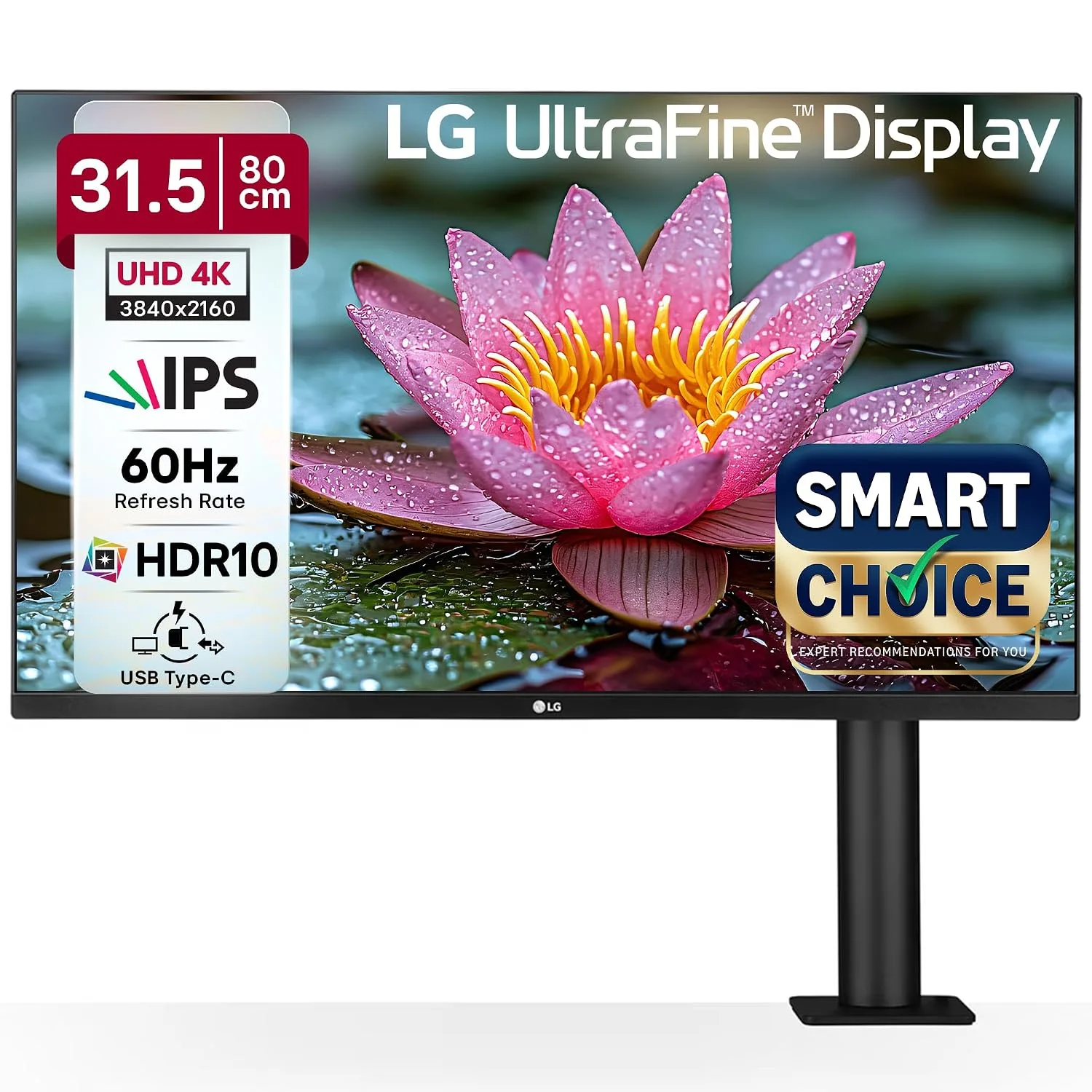 LG 32UN880K Smartchoice 80cm (31.5 Inch) Ultrafine UHD(3840 x 2160) IPS Monitor at ₹38,999