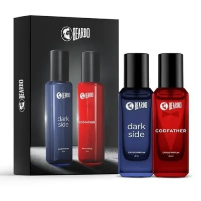 Beardo Darkside & Godfather Perfume for Men, 20ml x 2 | Godfather EDP with Aromatic, Spicy Perfume for Men Long Lasting Perfume for Date nig at ₹179