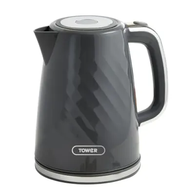 Tower Electric Kettle 1.7L Strix Controller 360° Base Grey at ₹899