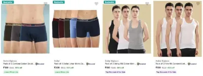 Lowest Price Ever | Upto 70% Off On Dollar Bigboss Trunk & Vest