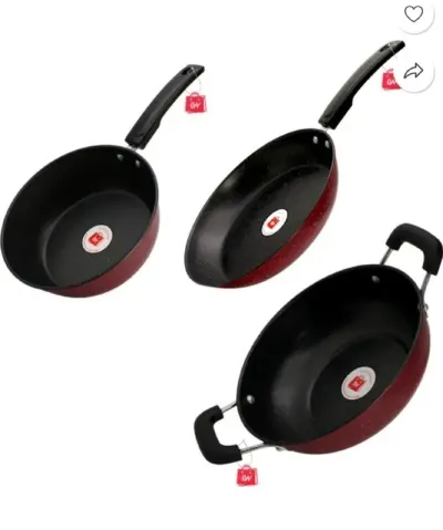Pack of 3 Cookware Sets Grab at ₹489