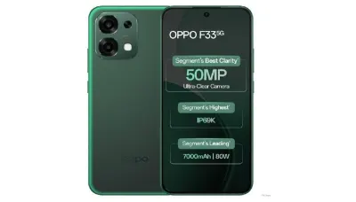 Oppo F33 5G Smartphone 6GB RAM, 128GB Storage at ₹31,499