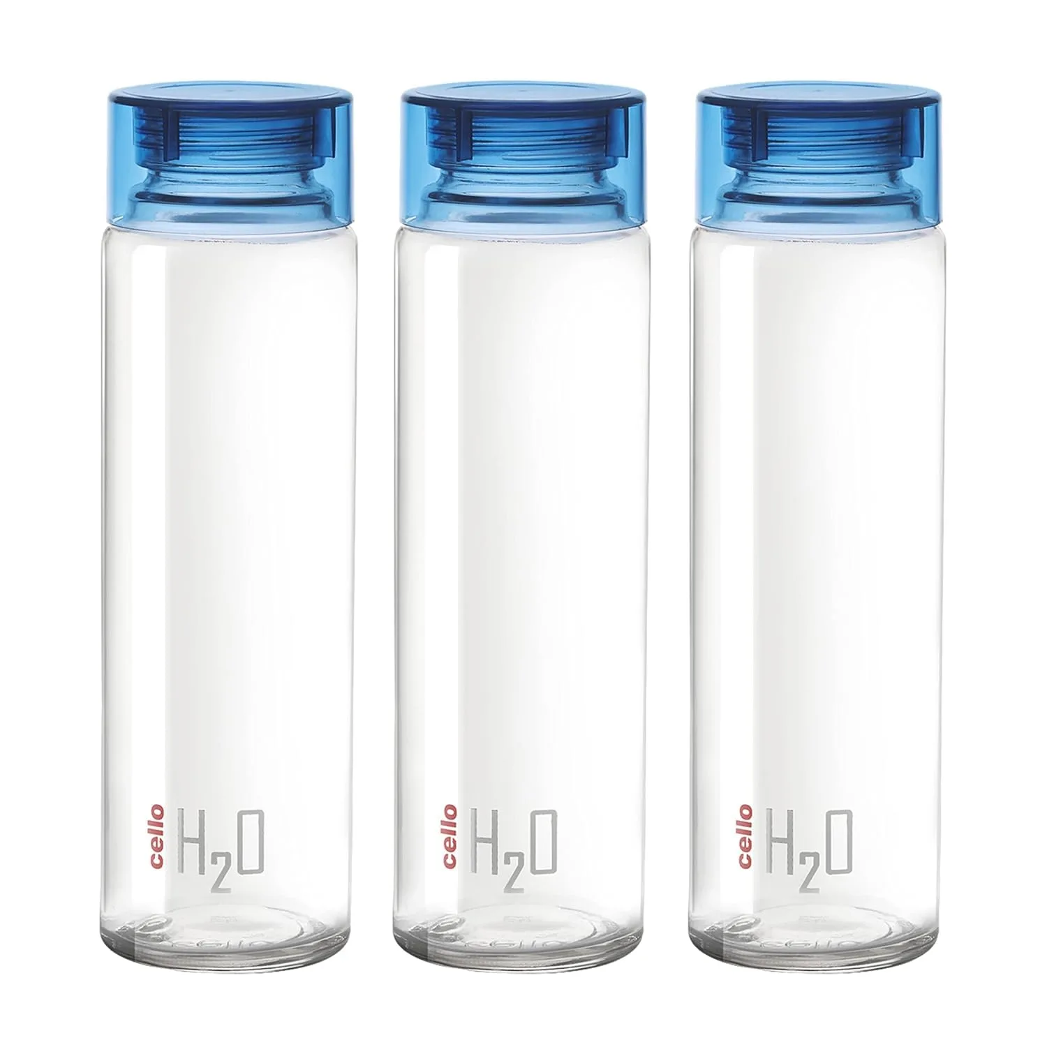Cello H2O Glass Bottle 920ml (Set Of 3) at ₹351