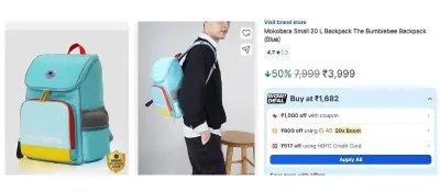 Loot Mokobara Backpacks Upto 80% Off