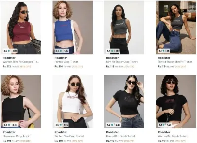 Roadster T-Shirts from ₹113