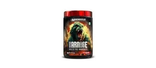 Bigmuscles Nutrition Karnage Pre Workout (60 Servings), 300g at ₹1,079
