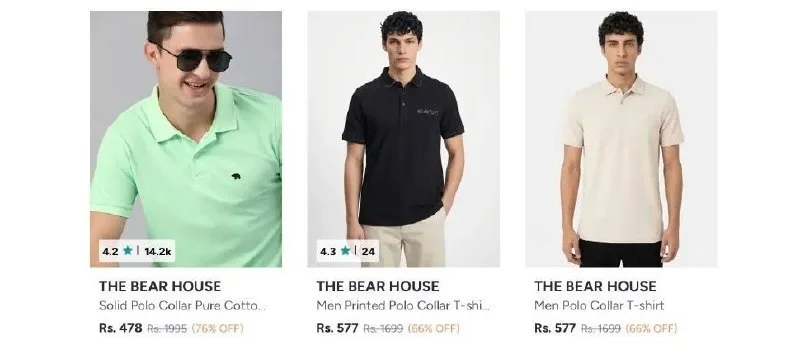 The Bear House Polo T-Shirt