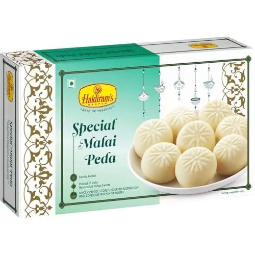 Haldiram's Nagpur Special Malai Peda 250g at ₹91