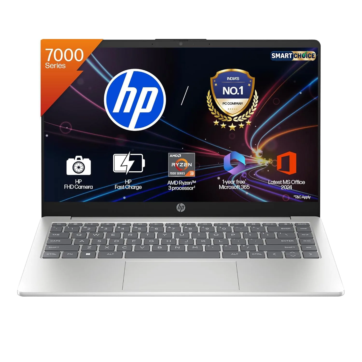 HP 15 | Ryzen 3 7320U at ₹38,990