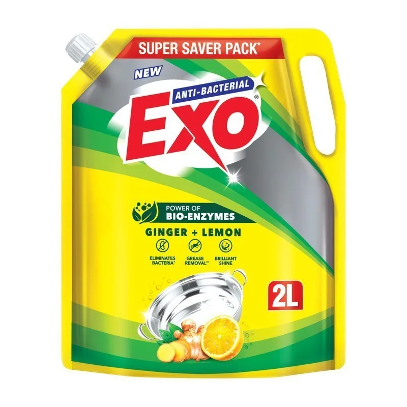 Exo Dish Cleaning Gel (Ginger and Lemon, 2 L) at ₹6