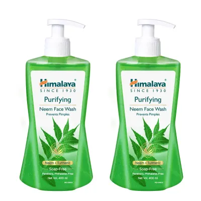 Himalaya Purifying Neem Face Wash (400 ml x 2) at ₹483