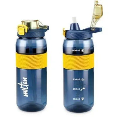 MILTON Sports Sipper Large Water Bottle 1600 ml, for Adults, 100% Leakproof, One-Click Open I Track Daily Intake I BPA-Free I Removable Stra at ₹249