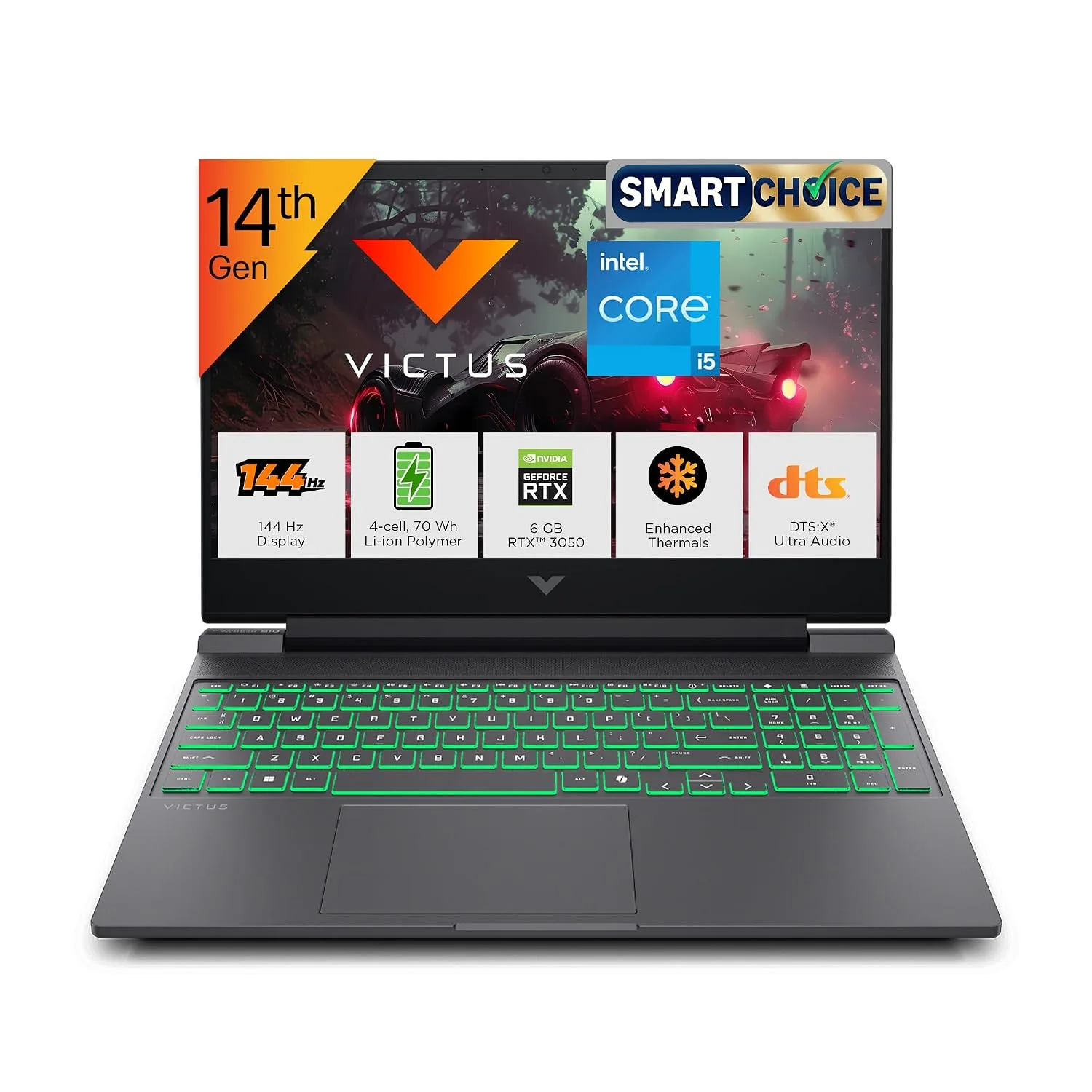 HP Victus, i5 14th Gen 6GB RTX 3050, 24GB DDR5 Ram Gaming Laptop at ₹91,740
