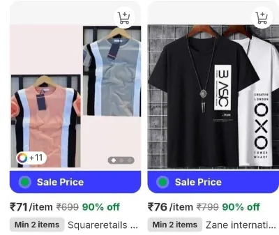 Shopsy Loot Printed Tshirt upto 90% Off