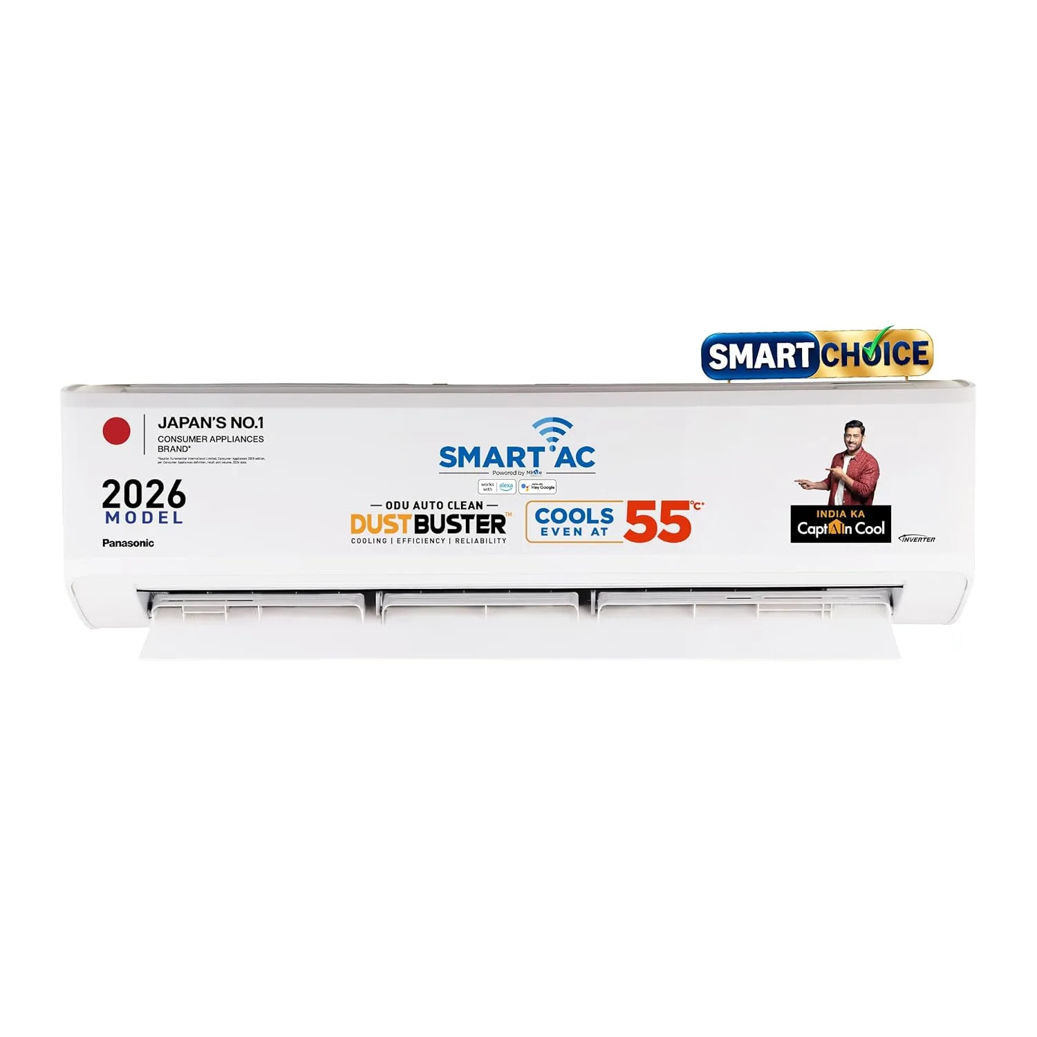Panasonic 1.5 Ton 5 Star Premium Wi-Fi Inverter Smart Split AC at ₹41,240