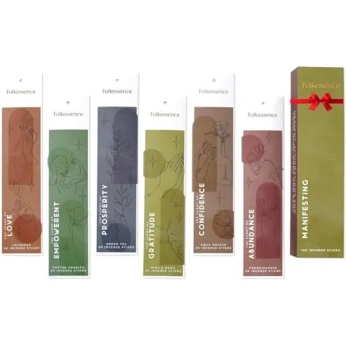 Folkulture Frankincense Incense Sticks for Home | Agarbatti Stick Set of 6 at ₹305