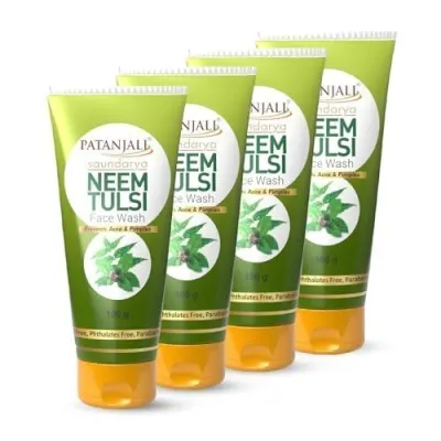 Patanjali Saundarya Neem Tulsi Face Wash, for Clean and Fres at ₹149