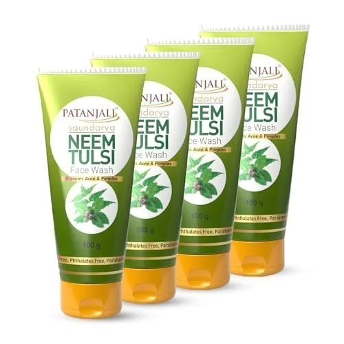 Patanjali Saundarya Neem Tulsi Face Wash, for Clean and Fres at ₹149