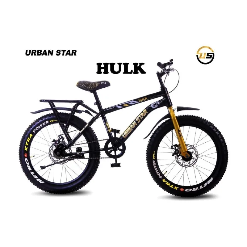 Urban Star HULK | IBC | 20T BMX | IN-BUILT CARRIER | D/D | FAT TYRES At ₹ at ₹3,624