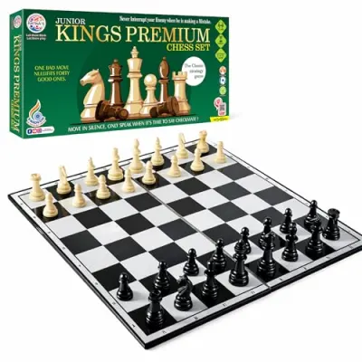 RATNA'S Strategy Game Junior Kings Premium Chess Board Set for Kids with Logical and Strong Mind to Enhance Their Logical Thinking and Conce at ₹129