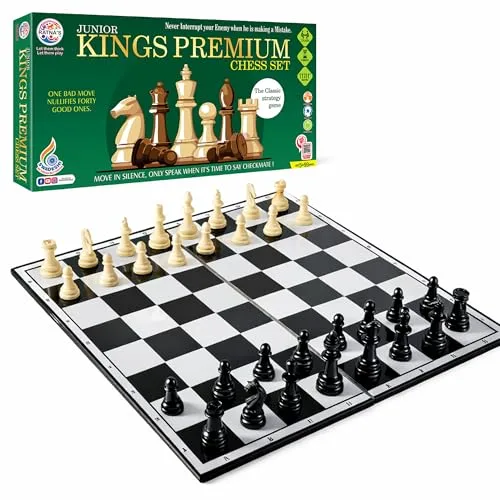 RATNA'S Strategy Game Junior Kings Premium Chess Board Set for Kids with Logical and Strong Mind to Enhance Their Logical Thinking and Conce at ₹129