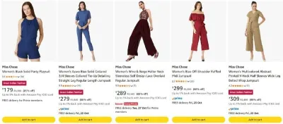 Women Jumpsuit at ₹179
