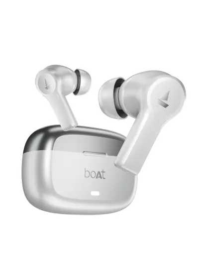 Boat Audio Nirvana Lucid Zinc White Only At Rs. 1399 + 10% Bank Offers! at ₹1,399