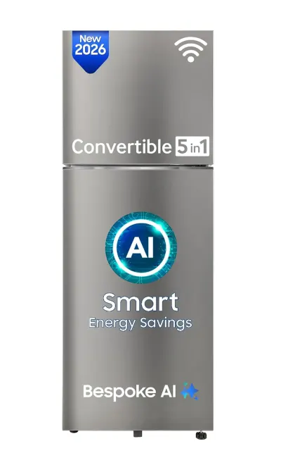 Samsung 330 L, 2 Star, Convertible 5-in-1, Digital Inverter at ₹30,990