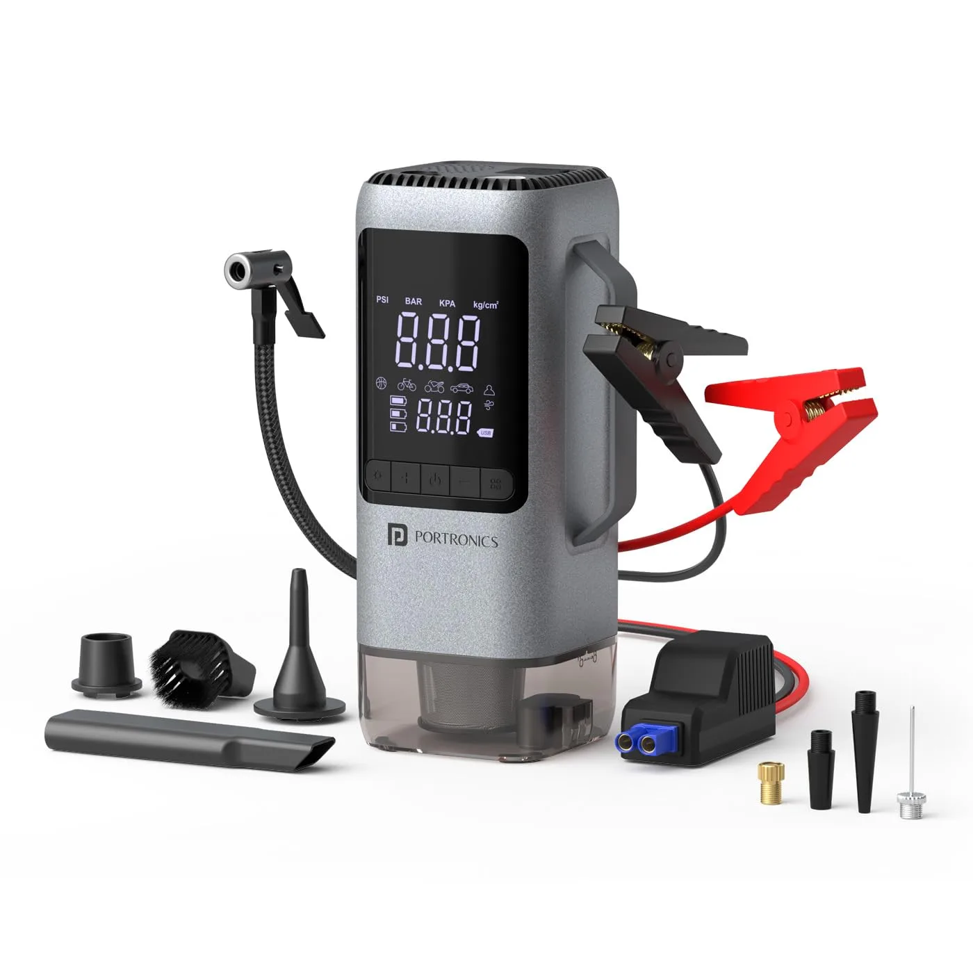 Portronics 6-In-1 Jump Starter Kit at ₹4999 + 10% Bank Discount. at ₹4,999