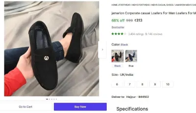 Loafers For Men At ₹ at ₹313