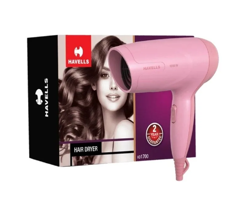 HAVELLS GHPDDABPPK00 Hair Dryer (1000 W, Peach) at ₹489
