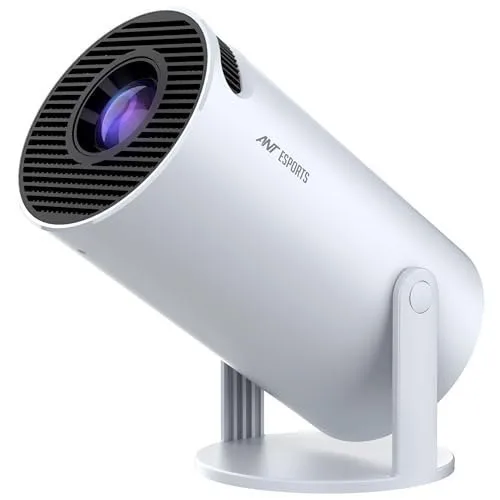 Ant Esports View 515 Plus Smart Android Projector | Full HD Support with 4K Decoding | 4000 Lumens Brightness | Dual-Band WiFi | 150” Screen at ₹6,099