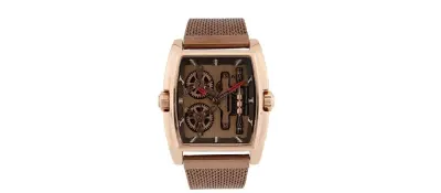 French Connection Barrel Brown Tonneau Dial Mens Analogue Watch at ₹2,999