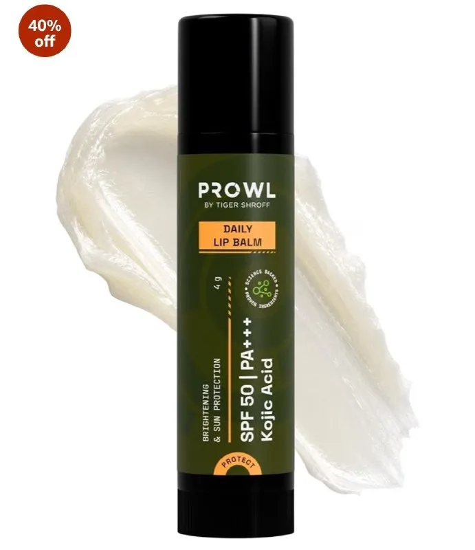 PROWL by Tiger Shroff SPF 50 PA+++ Lightening Lip Balm For Men at ₹105